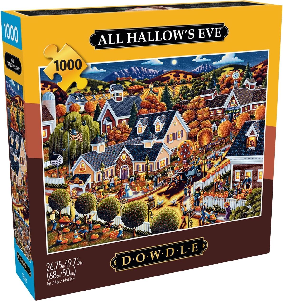Buffalo Games - Dowdle - All Hallow's Eve - 1000 Piece Jigsaw Puzzle for Adults Challenging Puzzle Perfect for Game Nights - Finished Size 26.75 x 19.75