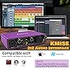 USB Audio Interface for PC-Kmise 2i2 Audio Equipment Computer Recording ...