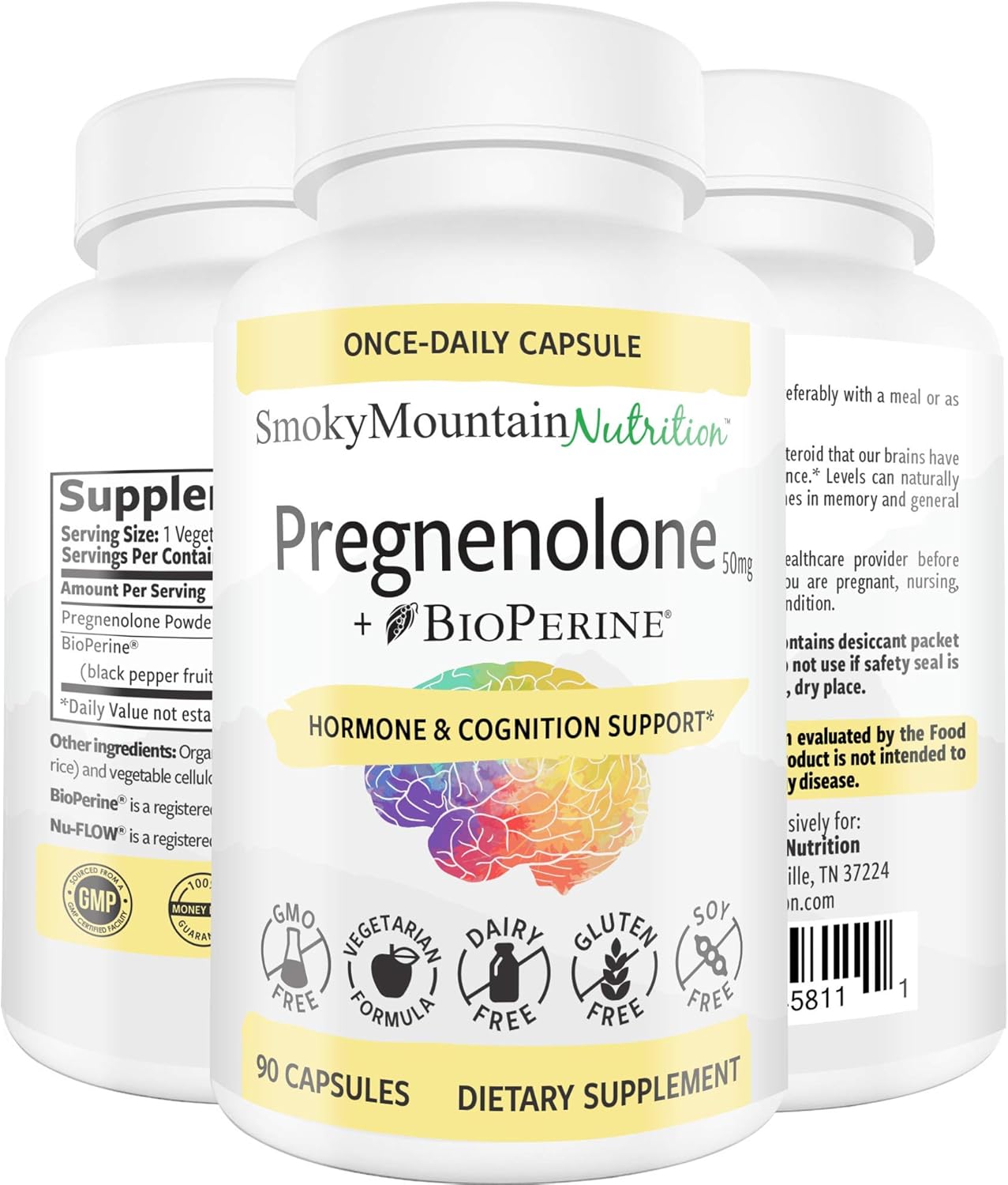 Pregnenolone 50mg 90 Capsules (3 Month Supply) Menopause & PMS
