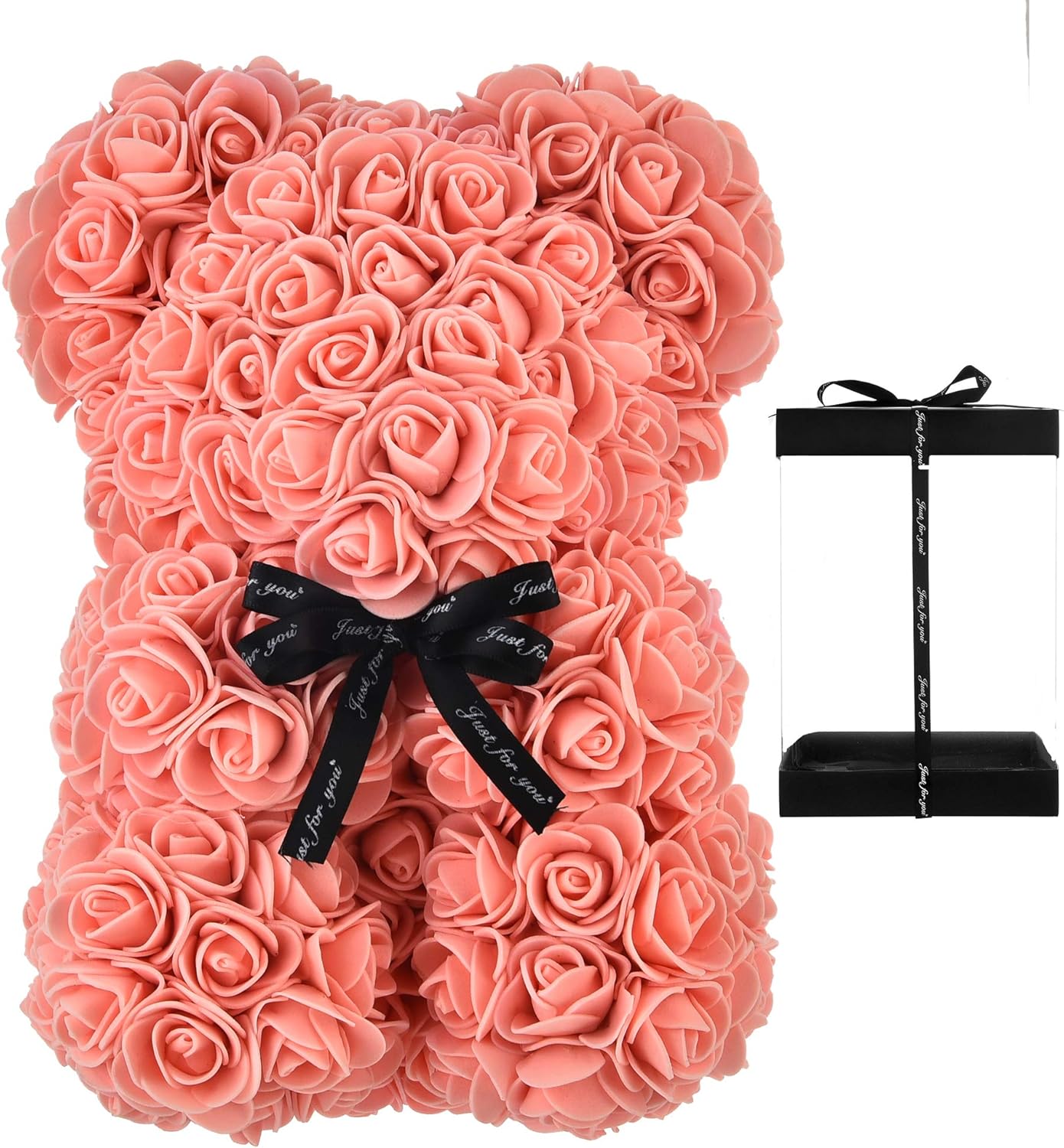 teddy bears made of roses