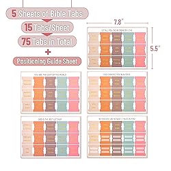 Mr. Pen- Bible Tabs, 75 Tabs, Spring Palette, Gold
