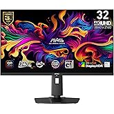 MSI MAG 321UPX QD-OLED, 32" 4K UHD Quantum Dot OLED Gaming Monitor, 3840 x 2160, 0.03ms, 240Hz, True Black HDR 400, 15W USB T
