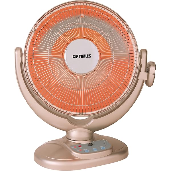 Amazon.com: Optimus 14 Oscil Dish Remote Control Heater, Silver : Home u0026  Kitchen
