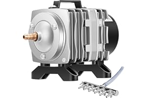 VIVOSUN 317GPH Air Pump 15W 6 Outlet 20 L/Min for Aquarium and Hydroponic Systems