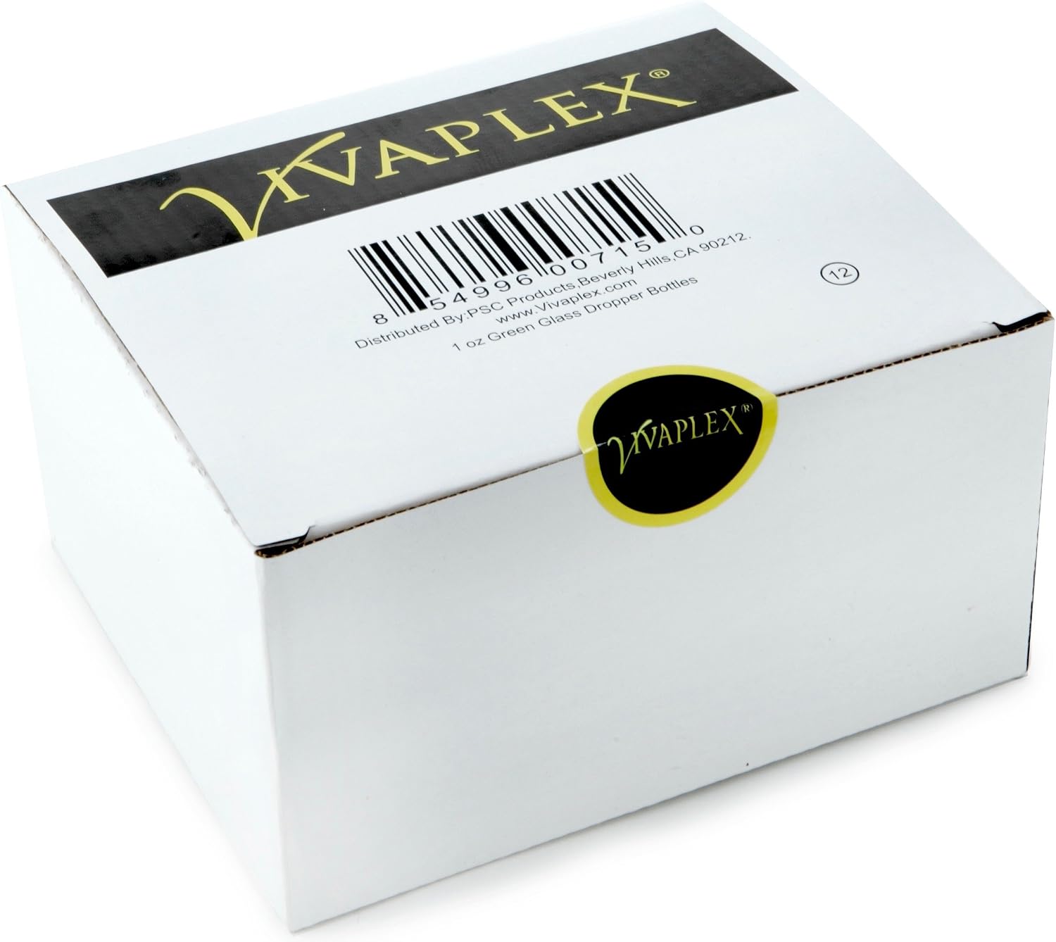 Vivaplex, 12, Green, 1 oz Glass Bottles, With Glass Eye Droppers, 30 ml - Image 3