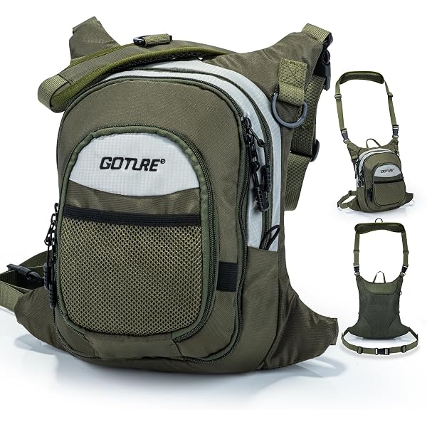 Sac De Poitrine Pour Pêche à La Mouche – Réglable, Léger, Plusieurs Poches, Idéal Pour Activités De Plein Air