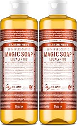 Dr. Bronner's Eucalyptus Pure-Castile Liquid Soap 473ml Organic Oils