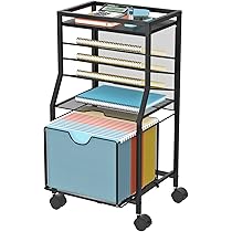 UMDONX Metal Hanging Storage Shelf Kitchen Organiser Rack 6 Tier, Over Door Multifunctional