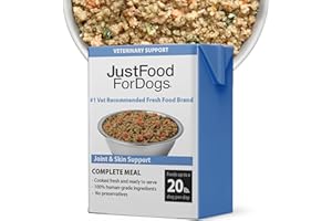 JustFoodForDogs Pantry Fresh Wet Dog Food, Complete Meal or Dog Food Topper, for Joint Health, Skin Health, Allergies, Joint & Skin Support, Pork & Quinoa - 12.5 oz (Pack of 12)