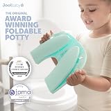 Jool Baby Folding Travel Potty Seat for Girls Aqua Fits Most Toilets view 4