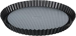 Kaiser Classic Obstbodenform 30 cm, Obstkuchenform, Tortenboden Backform antihaftbeschichtet, Tortenbodenform mit Wellenrand, gleichmäßige Bräunung