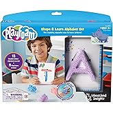 Educational Insights Playfoam Shape & Learn 26 Letter Alphabet Set - Letter Recognition for Preschoolers, ABC Learning for Ki