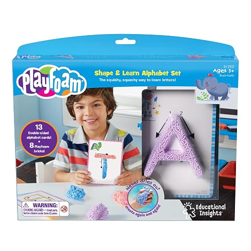 Alphate Shape Educational Insights Playfoam Shape & Learn Alphabet Set - Alphabet ...
