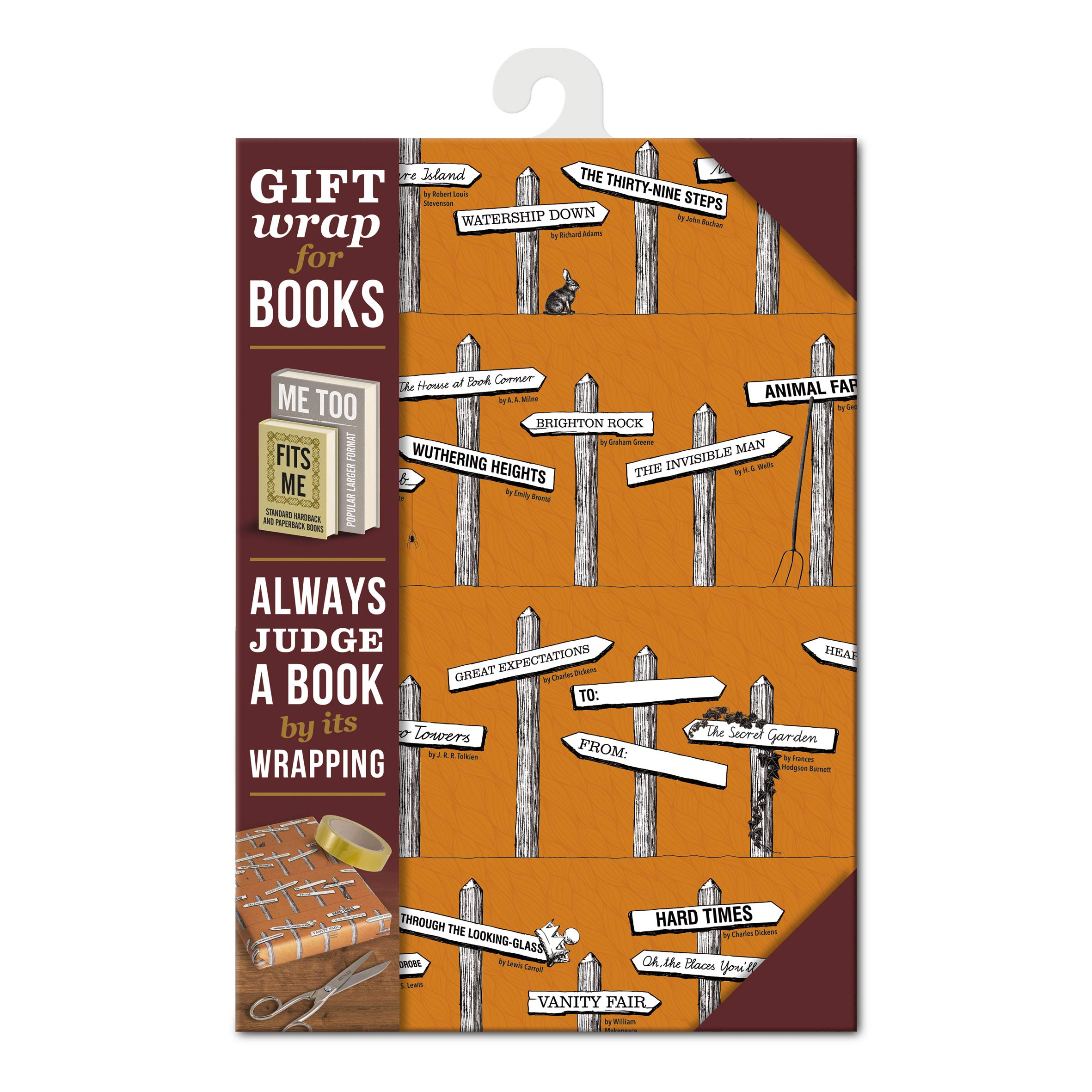 IF Gift Wrap for Books - Novel Signposts (Wrapping Paper)