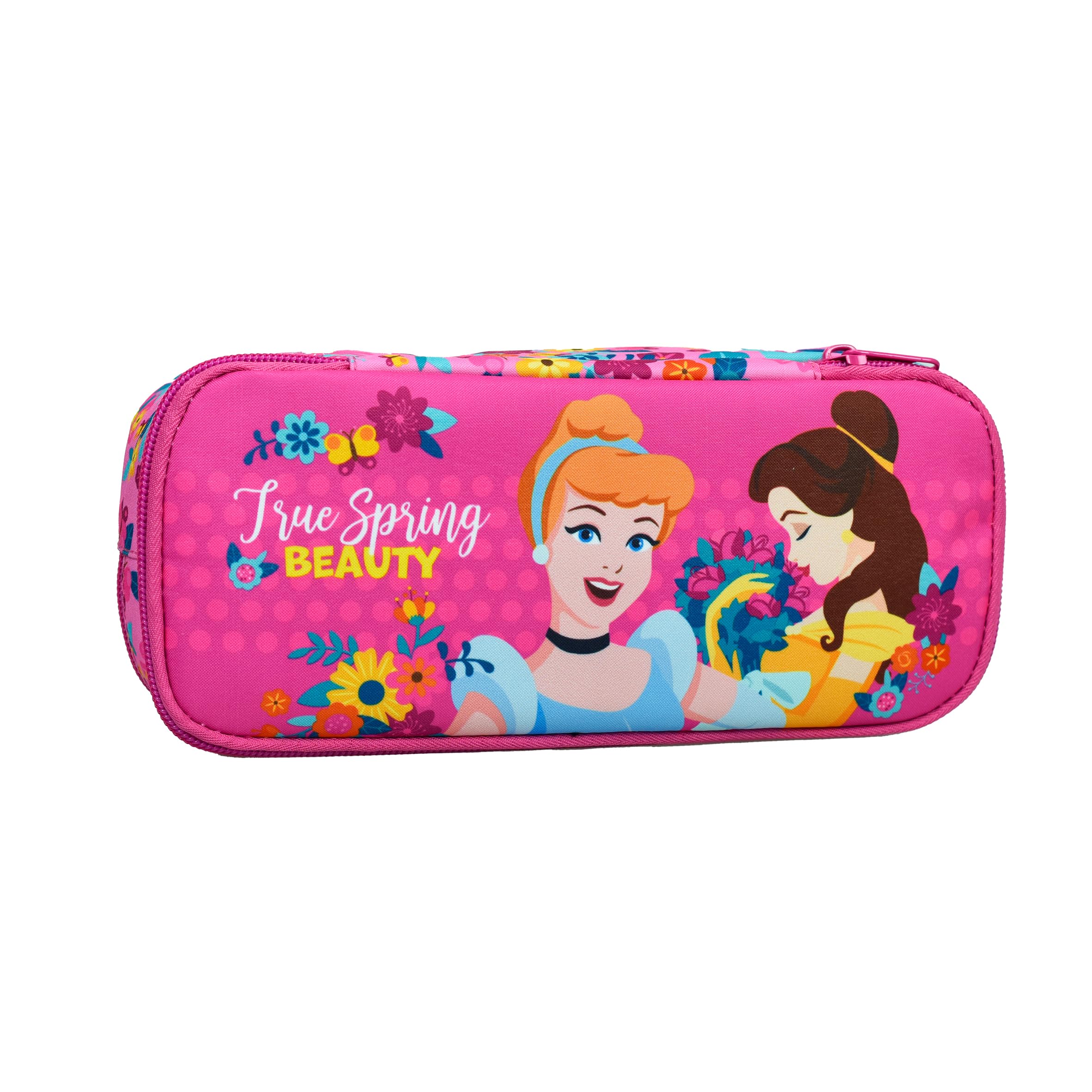 OM SUPPLIES Princess Iconic TV Cartoon Characters Pencil Case with 2 compartments for Kids Childrens Character Back to School Gift (Princess) — image 1