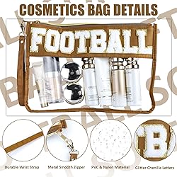 BuyCard 2 Pcs Football Gifts Makeup Bag with