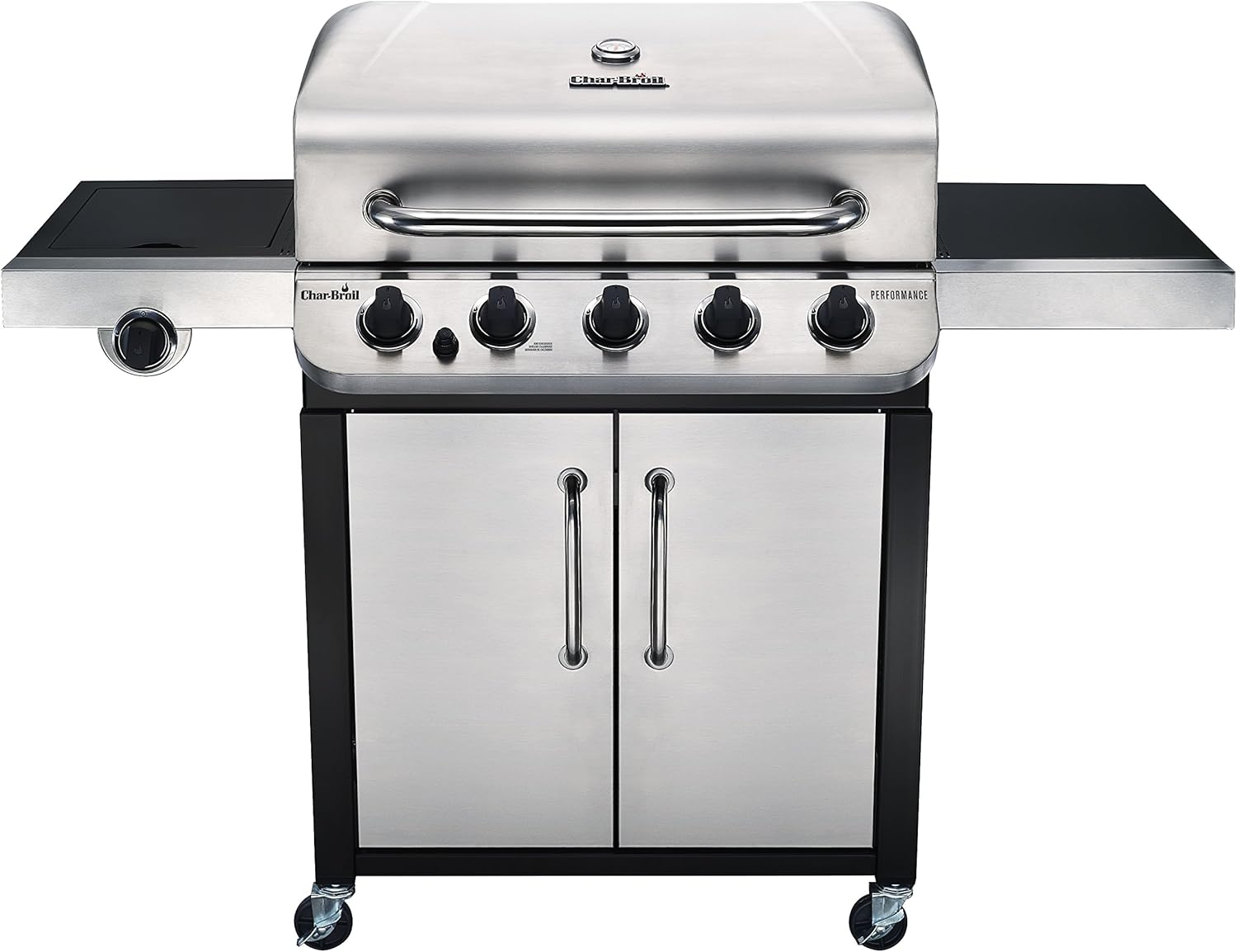 review Char-Broil Performance 550 5-Burner Cabinet Liquid Propane Gas Grill