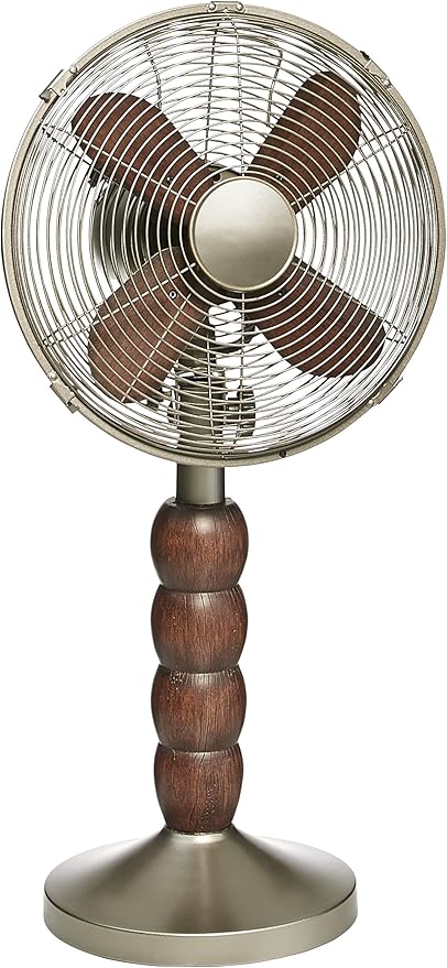 Amazon Com Table Fan Oscillating 3 Speed Encircle Home Kitchen