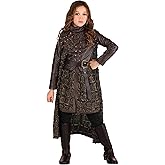 Girl's Winter Warrior Costume Medieval Assassin Girl Outfit