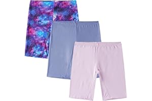 INNERSY Girls Cotton Safety Shorts Breathable Assorted Underwear for Teens Size 8-16 Years 3 Pack