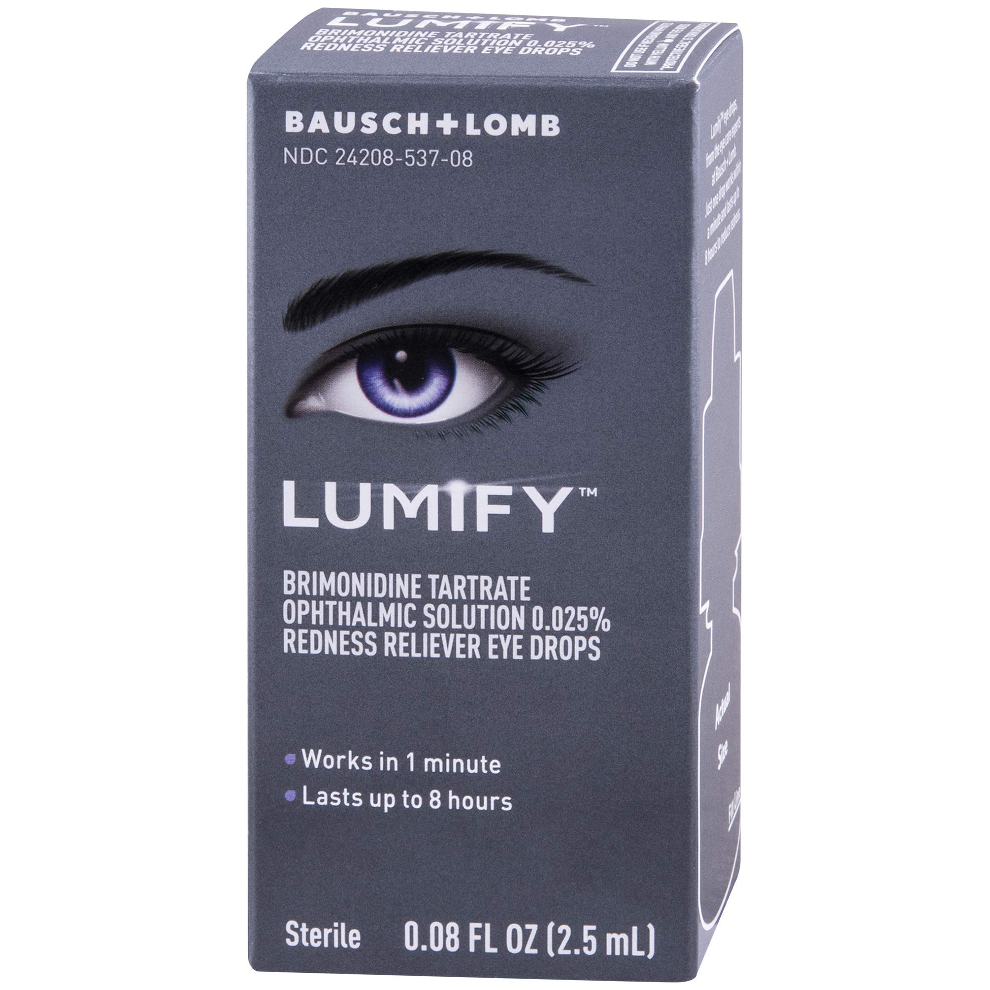 Galleon Lumify Redness Reliever Eye Drops 0.08 Fl Oz (2.5mL)