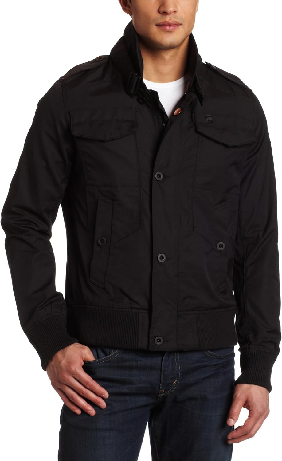 raw bomber jacket