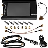 Nooelec NanoVNA-H 4 Premium Bundle - Vector Network Analyzer Kit from Authorized Distributor with 50kHz-1.5GHz+ Portable VNA (4" LCD), EMI Shielding, Calibration Kit, 6pc Attenuator Kit and Much More!