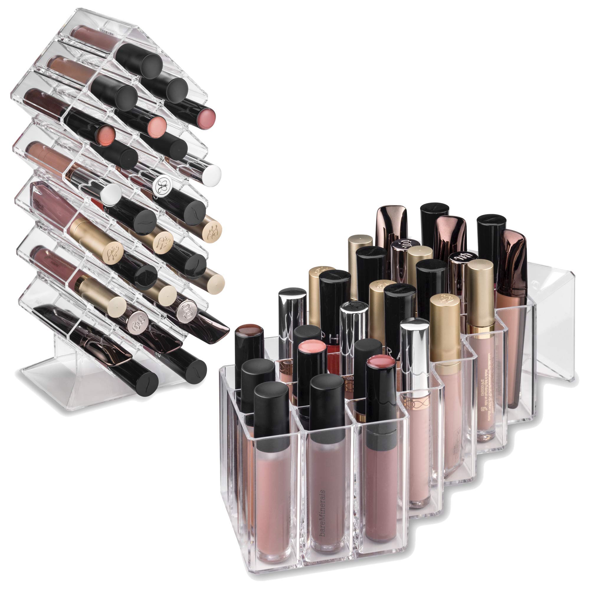 Buy byAlegory Acrylic Lip Gloss Makeup Organiser 28 Spaces Designed