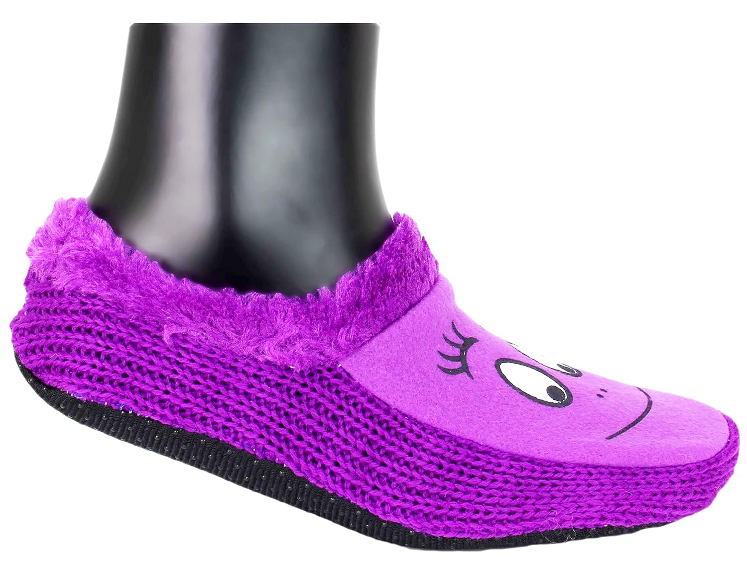 neskamoda women's smiley cotton 1 pair indoor slippers