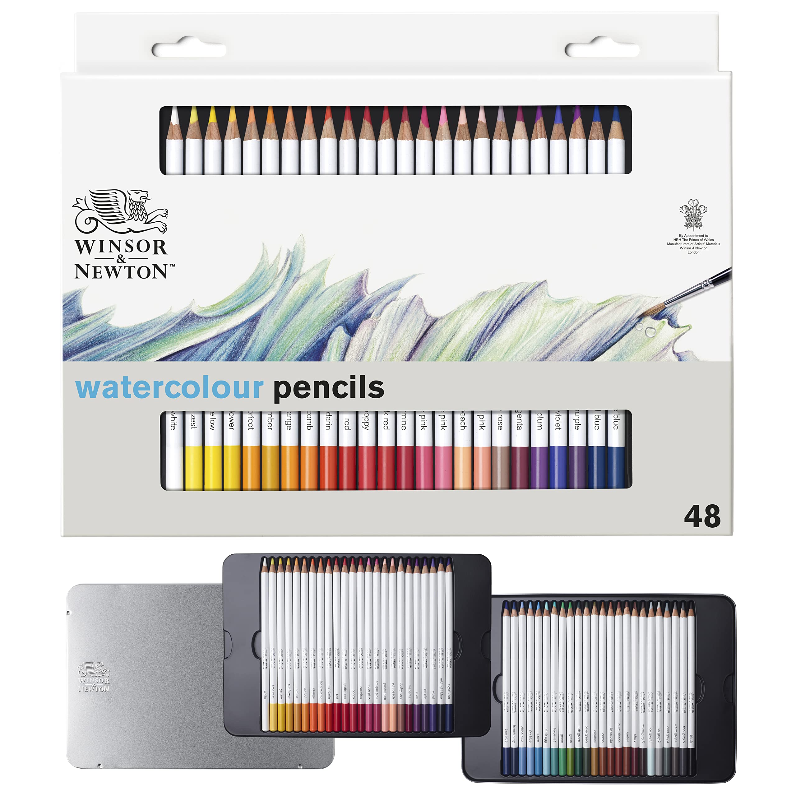 Winsor & Newton Watercolour Pencils Set of 48