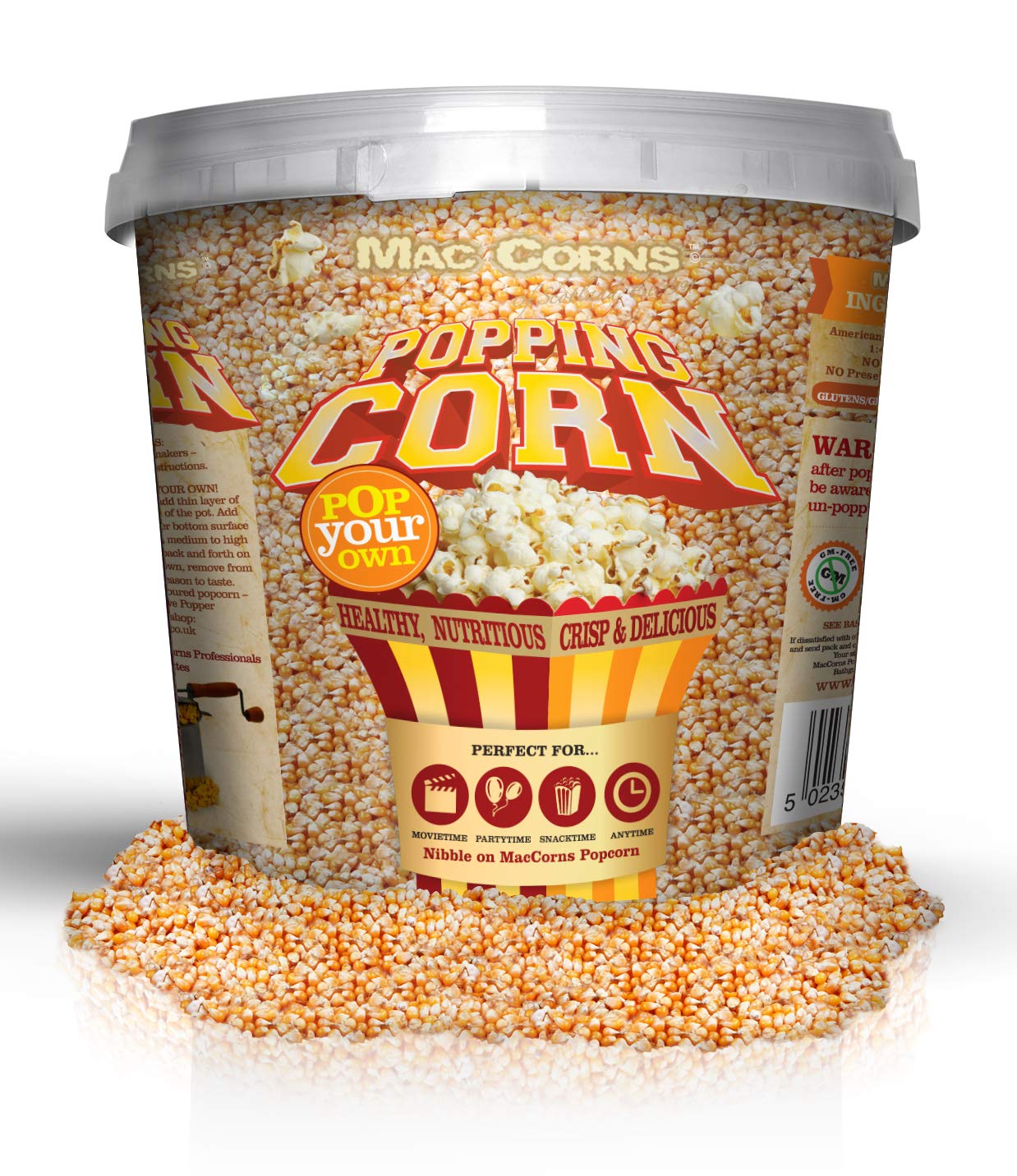 Popping Corn USA Popcorn Kernels 9kg Bulk Bucket Microwavable