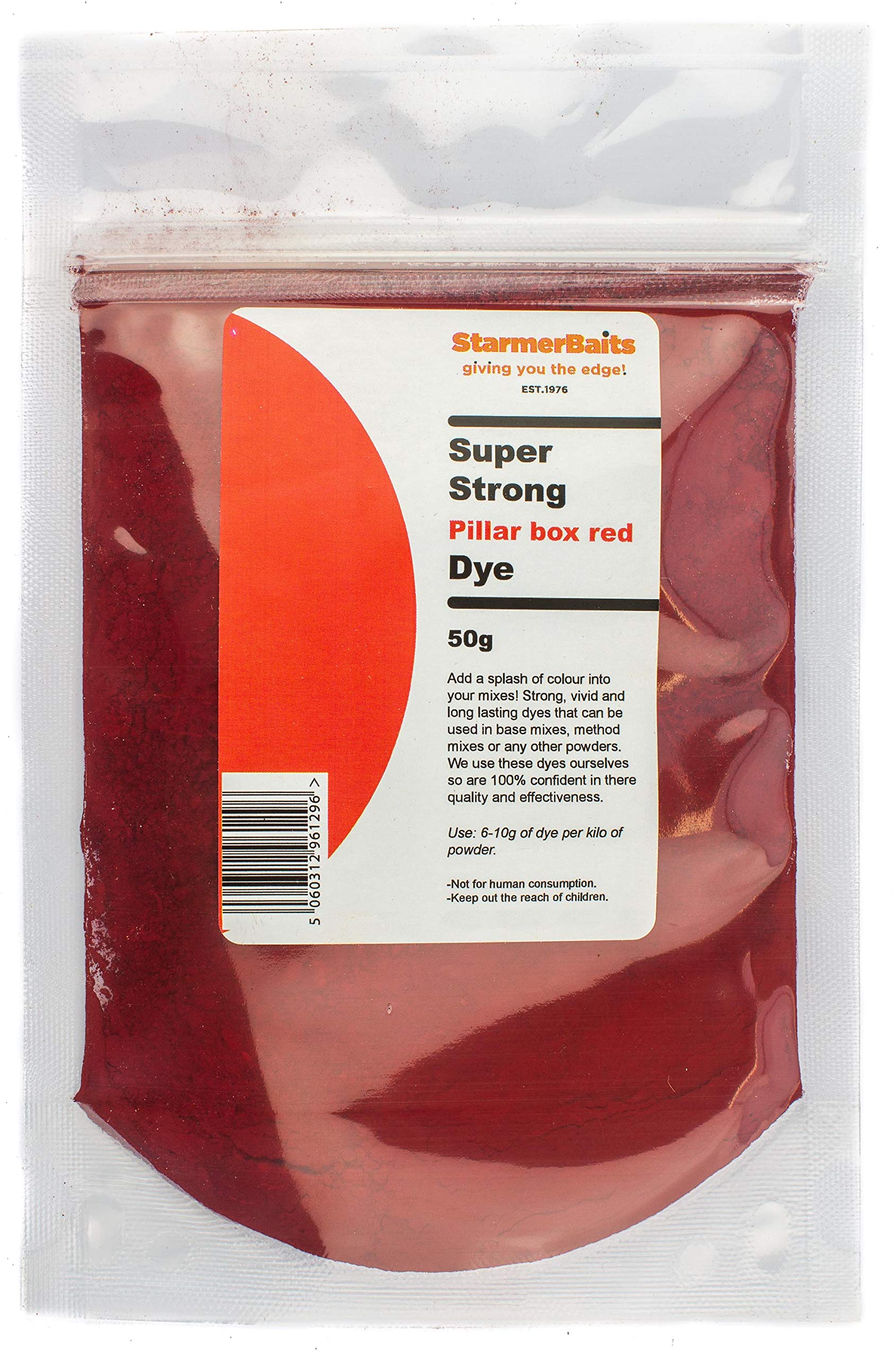 starmerbaits Dye: Piller box red | Size: 50g