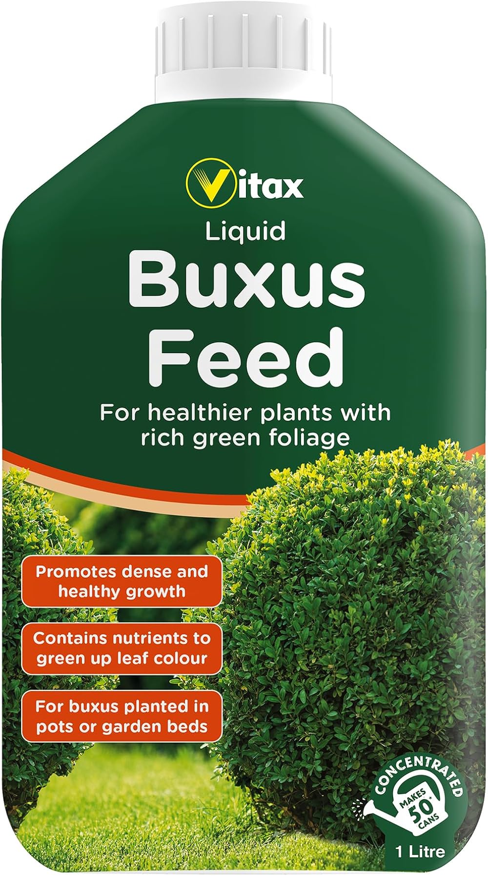 Vitax Buxus Liquid Feed 1Litre Concentrated Fertiliser 225L Feed