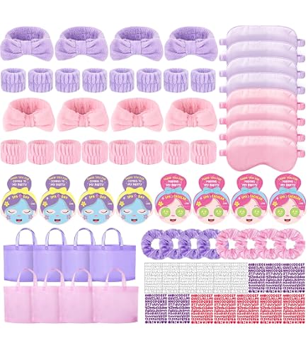 Amazon.com : EYNDYN 72 Pcs Girls Spa Sleepover Party  display picture 2