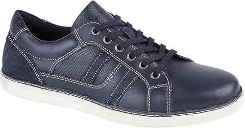 real leather trainers