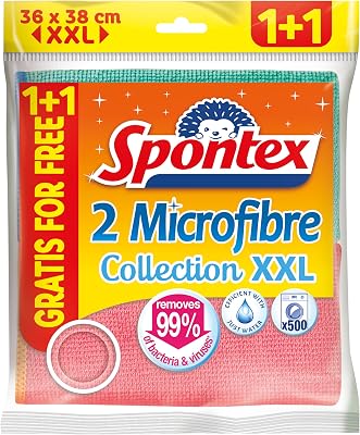 Bayeta Microfibra XXL, 2 Unidades