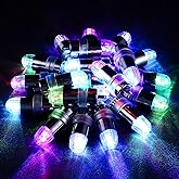 LIHAO 24x Battery Powered Mini LED Party Lights, Waterproof - Colorful | For Paper Lanterns Balloons, Party Decorations