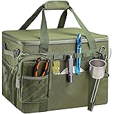 FUNANASUN Multi-Functional 40L Tactical Camping Storage Bag with Customizable Compartments & MOLLE System for Camping, Hiking, and Vehicle Organization