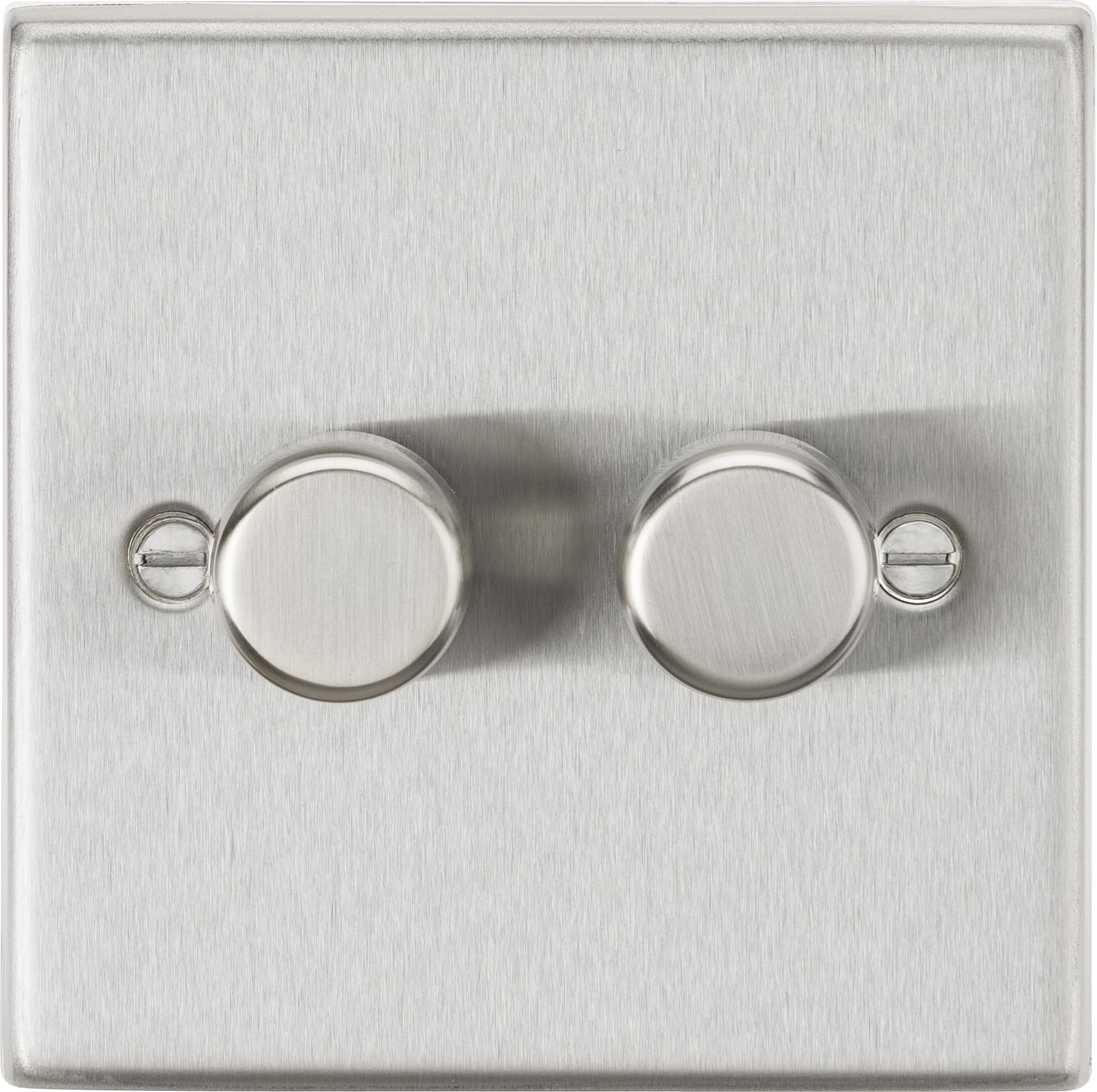 2G 2-way 10-200W (5-150W LED) Intelligent dimmer - Brushed Chrome