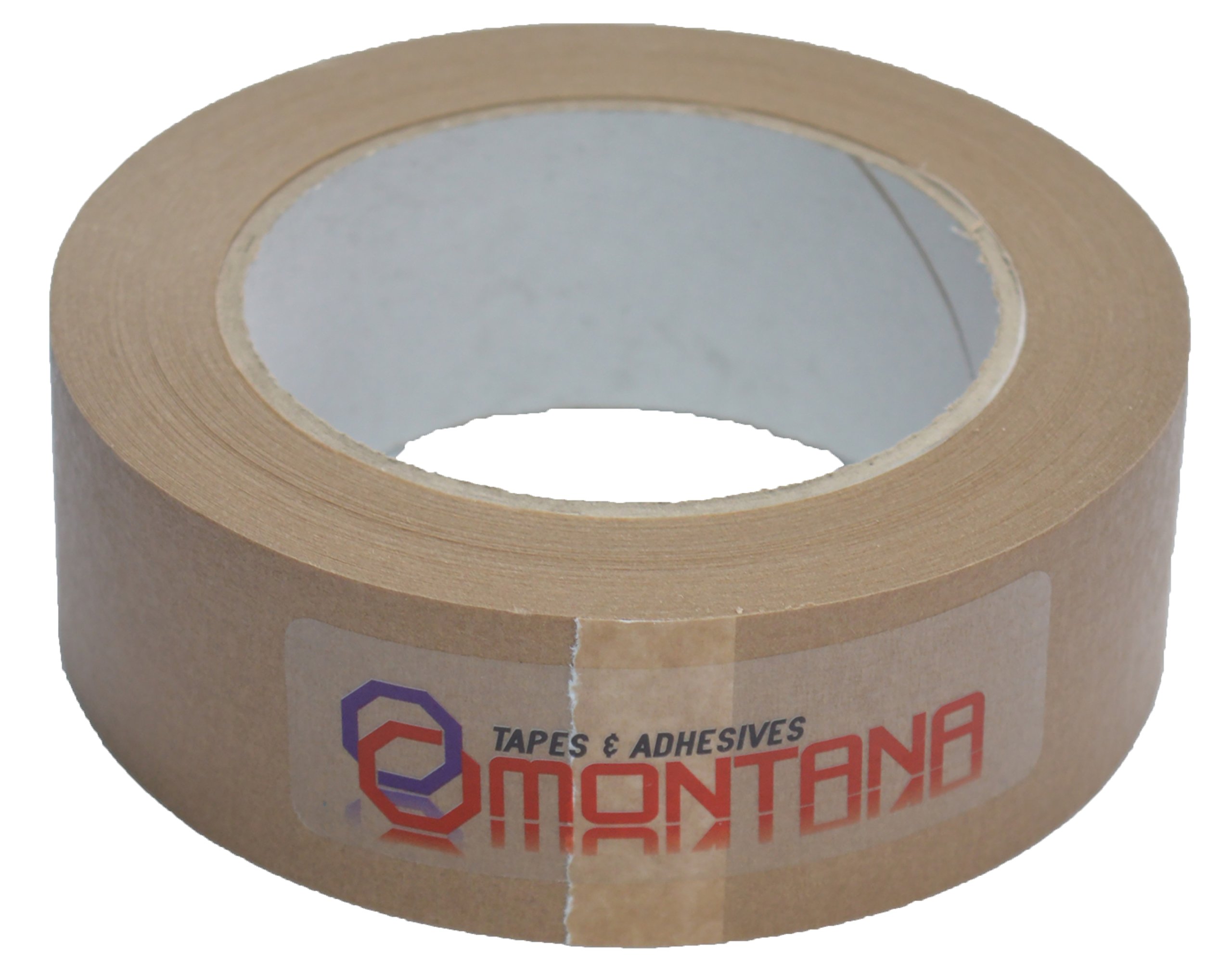 50mm X 50m Brown Paper Sticky Tape Picture Framing Self Adhesive