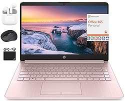 HP New 14" HD Ultral Light Thin Laptop, Quad-Core