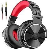 OneOdio Over Ear Headphone, Wired Bass Headsets with 50mm Driver, Foldable Lightweight Headphones with Shareport and Mic for