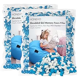 HONEHO 10LBS Shredded Memory Foam Filling Bean Bag