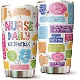 Nurse Tumbler - Gifts For Nurses Women On Christmas, Birthday - Nurses Week Gifts - Nursing Student Tumbler - Nurse Cup - Nurse Mug - Nurse Daily Tumbler - Nurse Graduation Gift Ideas - Tumbler 20 Oz