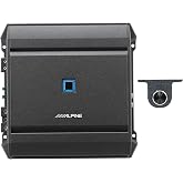 Alpine S-A60M, S Series Class D Monoblock Subwoofer Amplifier w/Bass Knob