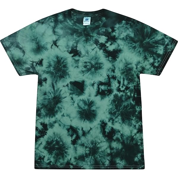 T-shirt Tie Dye Trip Pour Homme, Taille L, Bleu Et Violet, Coton Jersey Doux, Manches Courtes, Style Vintage été