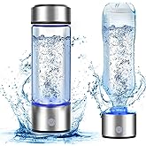 2026 New Hydrogen Water Bottle, 2800PPB in 3Min, SPE PEM Tech, Portable 16OZ, Rechargeable Hydrogen Water Bottle for Travel, Home, Office – Gift for Family & Friends (XR-14)