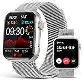 EarlySincere Smart Watch for Women with Bluetooth Call Answer/Dail,1.9'' HD Full Touch Screen Fitness Tracker, Smartwatch with Heart Rate Blood Oxygen Blood Pressure Sleep Monitor for Android iOS
