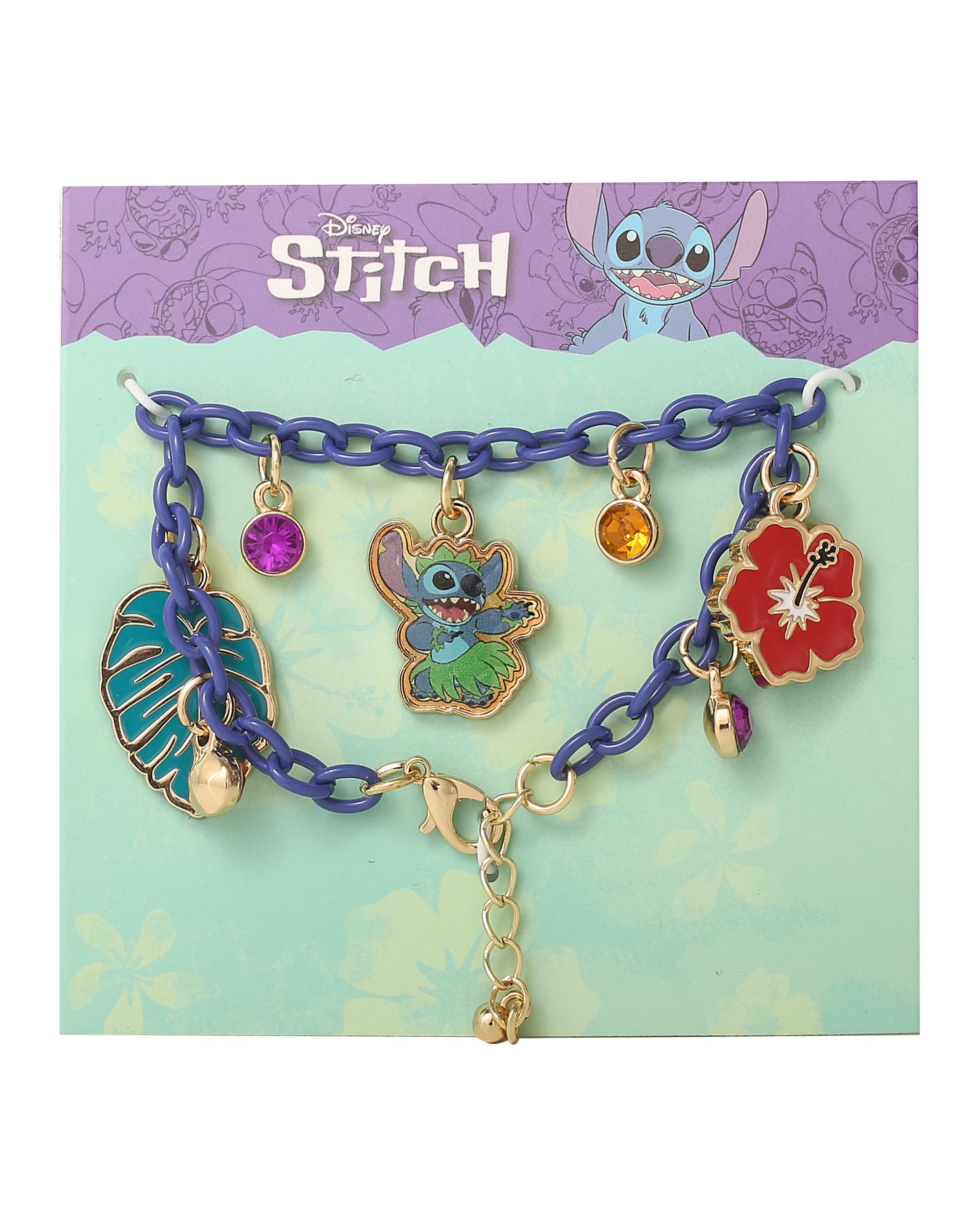 Disney Stitch Charm Bracelet for Women 6.5\