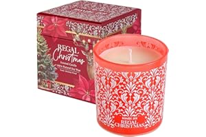 ROMIIE ZOI Christmas Scented Jar Candle - 6oz Soy Wax Candle - Regal Christmas Infused with Holiday Floral Aroma - with Beautiful Keepsake Box Special for Christmas/Holiday Gifts